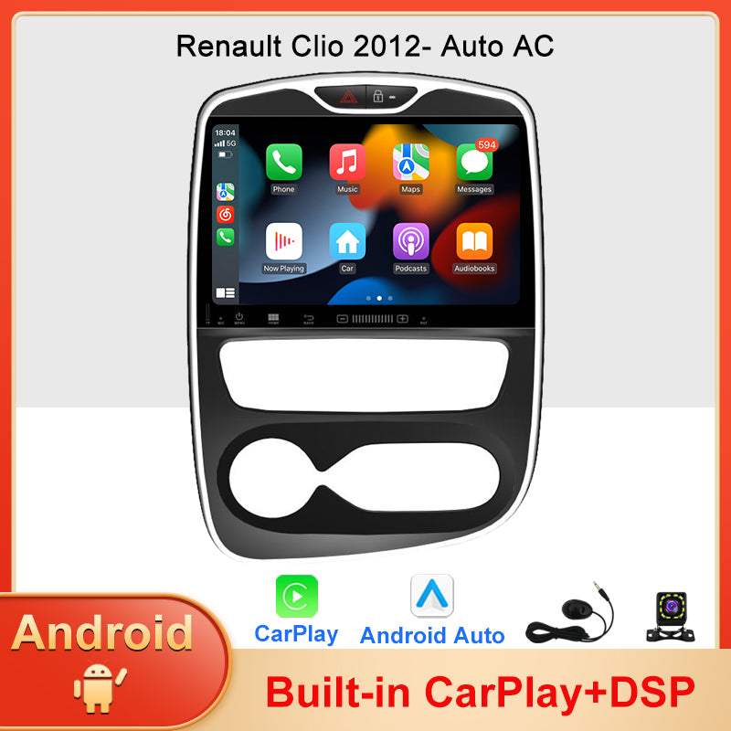 Android Car Radio for Renault Clio 2012- Auto AC Car Stereo