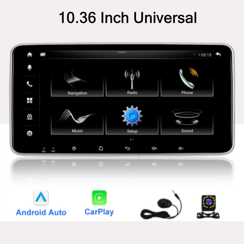 10.36 Inch Newest Android 13.0 Universal Car Stereo Touch Screen 2Din Autoradio 4G DSP Wireless Carplay Auto Stereo Headunit