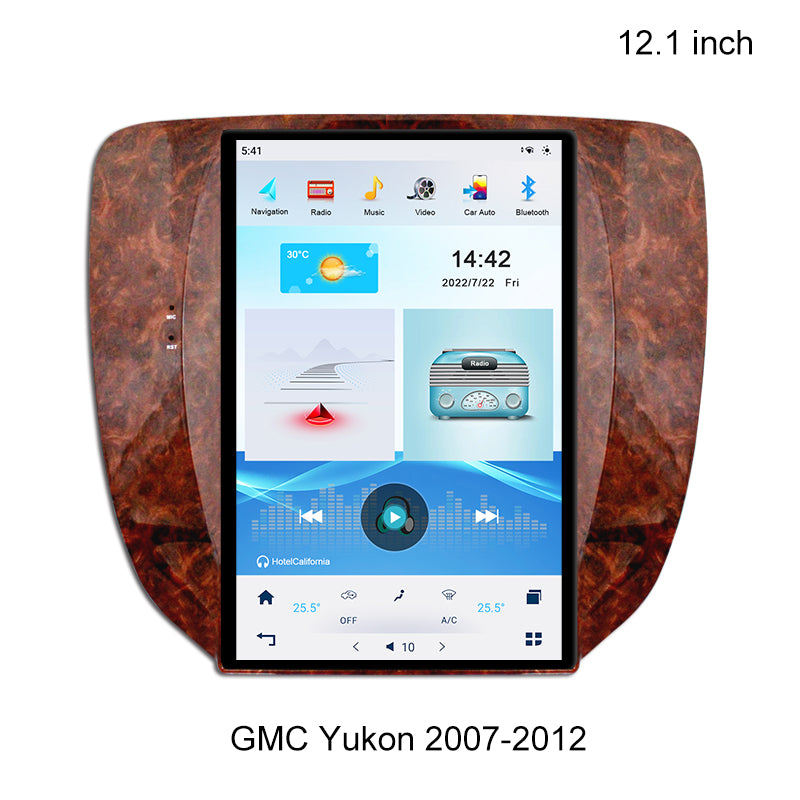 Tesla style vertical screen car radio for GMC Yukon 2007-2015 /Chevrolet Tahoe 2007-2015
