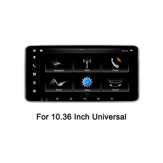 10.36 Inch Android 13.0 Touch Screen Universal Car Multimedia Player 2Din Autoradio 4G DSP Wireless Carplay Auto Stereo Headunit