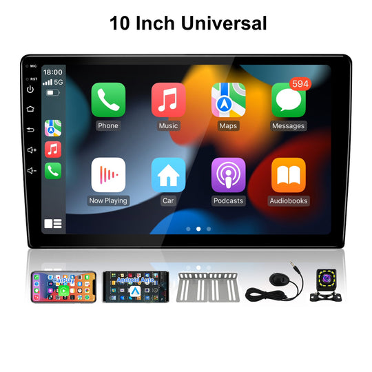 Android 10 Inch Universal Car Stereo Multiple specifications available Multimedia Video Player Built-in Carplay& Android Auto / WIFI / GPS