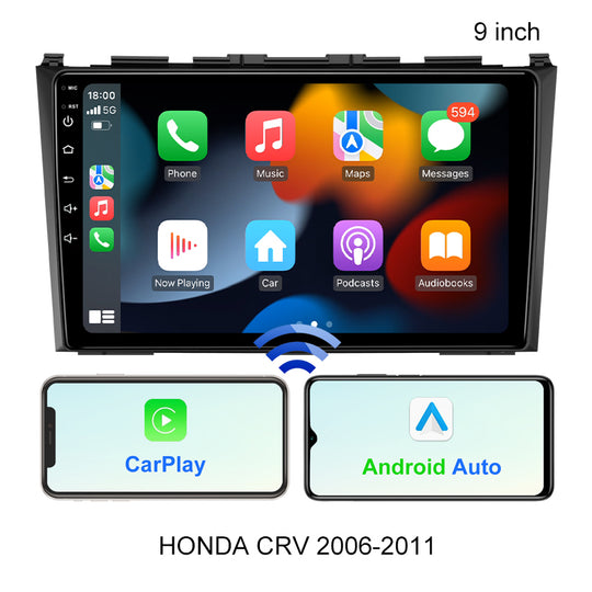 KSPIV 9 Inch Touch Screen Android Car Radio For HONDA CRV 2006-2011 Multimedia Video Player GPS Navigation HeadUnit Autoradio