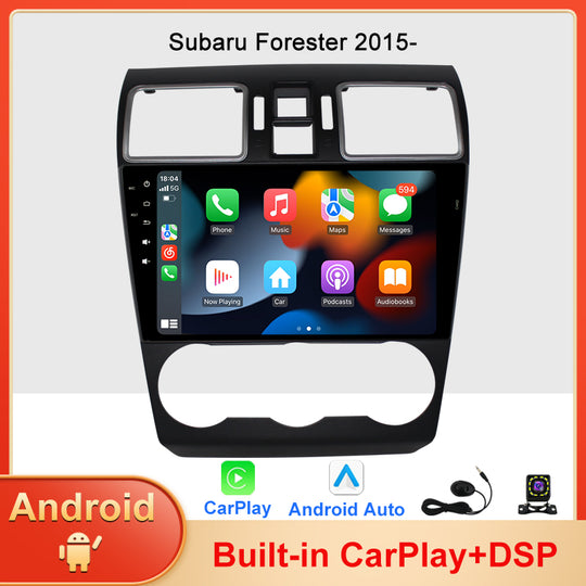 9 inch For Subaru Forester 2015-Android  Car Radio Multimedia Voice Stereo Player 4G LTE car-play Android Auto Navigation