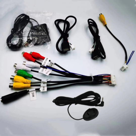 Universal Car Stereo Power Cables Auto Head Unit Stereo Wire Harness Kit Multimedia Player Connetor Wiring Harness