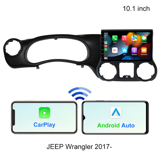 Por Jeep Wrangler 2017 Aŭtomata Android Radio Aŭto GPS Plurmedia Stereoludilo 2DIN 8Core