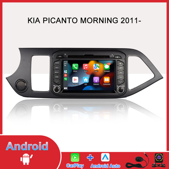 Android Car Radio For KIA Picanto Morning 2011- 2016 Multimedia Video Player GPS Navigation 4G Wireless Auto & Carplay Headunit