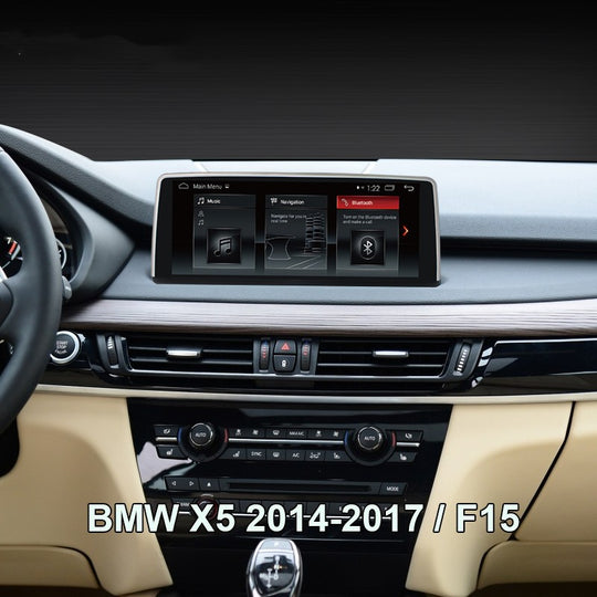 Android Aŭta Radio por BMW X5 F15 2014 2015 2016 2017 Aŭta Stereo Ricevilo En-Dash GPS-Navigado Plurmedia Videoludilo Ĉefunuo