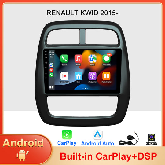 2 Din Android Car Radio Stereo for Renault KWID 2015- GPS Navigation Multimedia Player Head Unit Autoradio Audio Auto FM