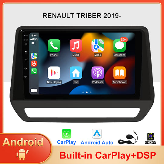 For Renault triber 2019-Android 12 Auto Car Radio Stereo Autoradio 2din Multimedia Video Player Navigation GPS