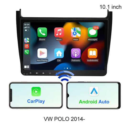 4G Carplay 2din Android 10 Car Radio Multimedia Video Player GPS Navigation For Volkswagen VW Polo 2014 Head Unit