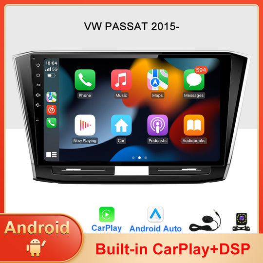 2 Din Android Car Stereo Radio For V VW PASSAT 2015- for China Multimedia Video Player Navigation GPS Carplay No DVD Warranty:1 Year