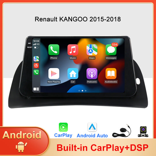 Carplay Android 12 2 din Android 12 Car Radio For Renault KANGOO 2015-2018 android auto gps radio stereo video multimedia player