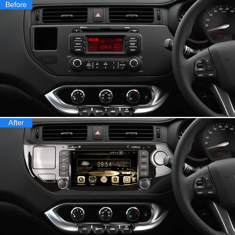 Android Radio Autoradio for Kia RIO 2015- RHD Car Multimedia Video Player Auto Audio Carplay