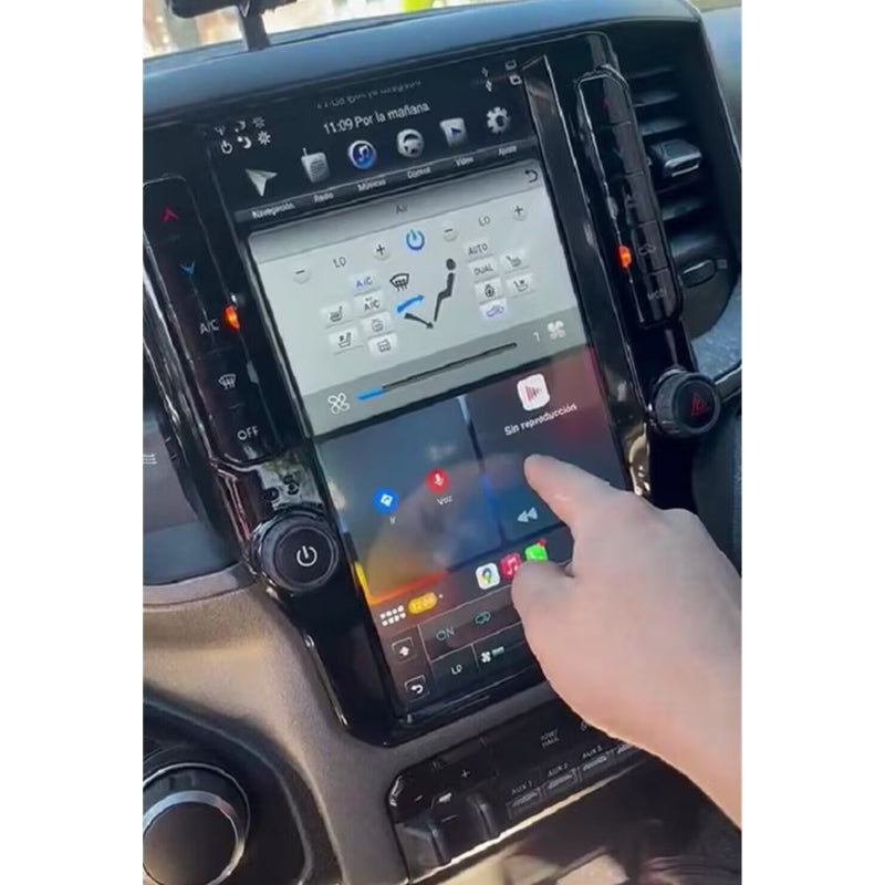 Android 11 Por Dodge RAM 1500 2500 2019-2022 Aŭta Radio Plurmedia Aŭtomata Stereo Videoludilo Tuŝekrano GPS Ĉefunuo 2 Din