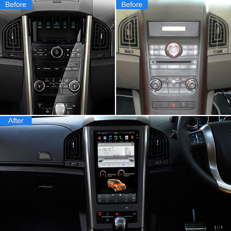 KSPIV 12.1" Tesla Style Screen For Mahindra XUV500 W7/W8/W9/W10 /W11 2016- Android 11 Car Radio Multimedia Video Player Navigation GPS