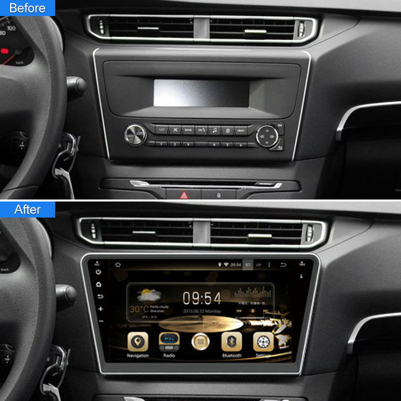 Android Car Radio For Peugeot 408  Multimedia Video Player Auto Stero Navigation GPS Carplay DSP Touch Screen