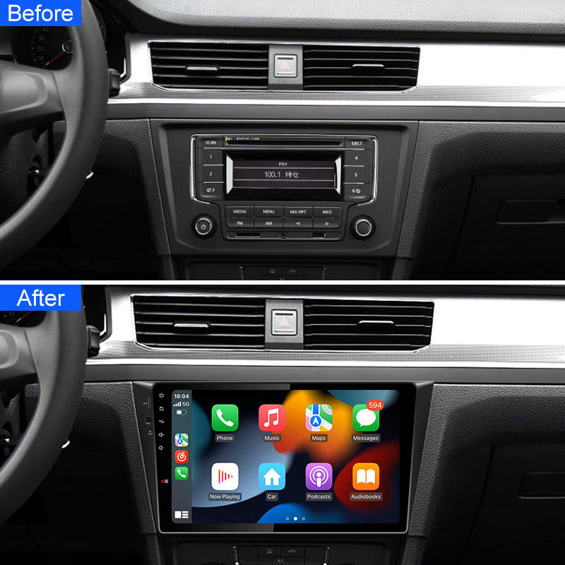 2 Din Android Aŭta Radio por VW Volkswagen Bora 2016 Plurmedia GPS-Naviga Ĉefunuo Stereo Autoradio Carplay Auto