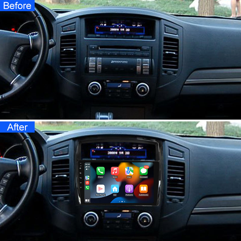 4G DSP Android 10 For Mitsubishi Pajero  V97 Car Multimedia Video DVD Player GPS Navigation Autoradio Audio Stereo Radio