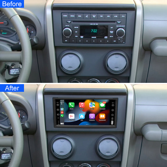 DSP CarPlay AUTO Android Aŭta Radio Stereo Multimedia GPS-Navigado Por Jeep Compass Commander Grand Cherokee Wrangler Liberty