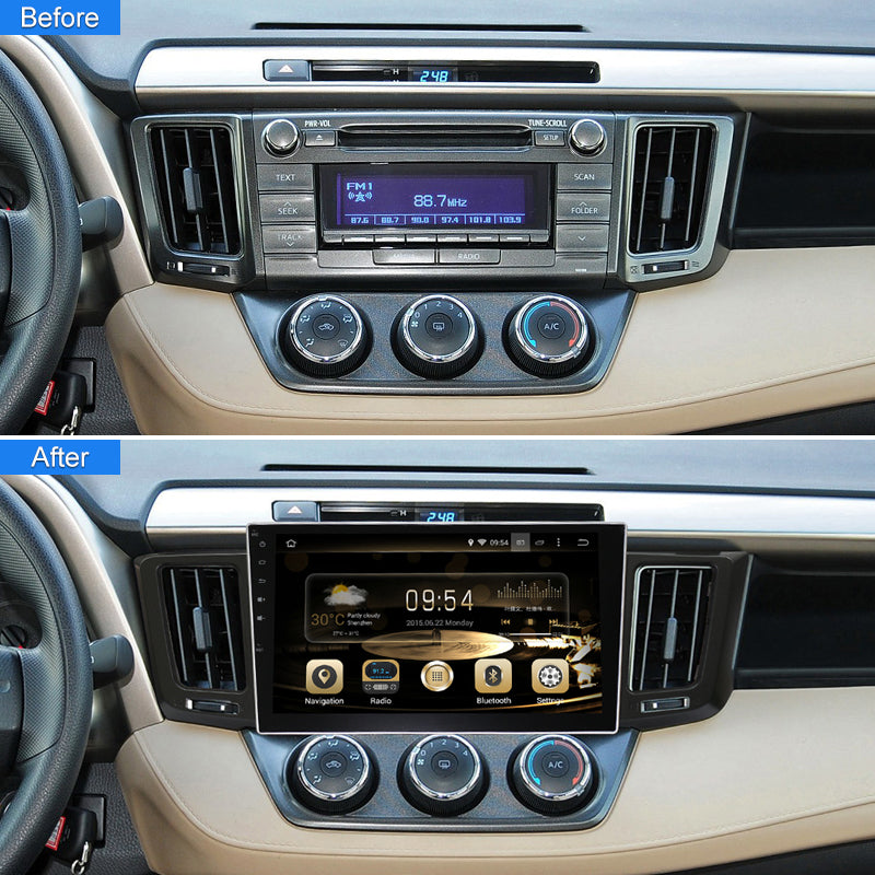 10.1 Inch Android Car Radio For TOYOTA RAV4 2013- Multimedia Player Auto Carplay 4G Stereo