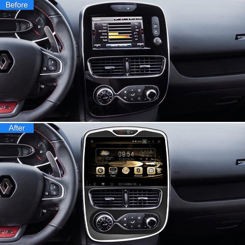 Android Car Radio for Renault Clio 2012- Auto AC Car Stereo Multimedia Screen Carplay Video Car Audio GPS 2 DIN Player