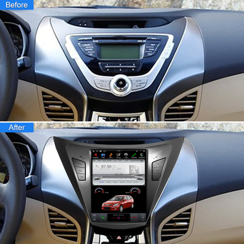 KSPIV Android 10.4 Inch Car Multimedia Stereo For HYUNDAI ELANTRA / MD 2011- Head Unit with Bluetooth, WIFI, Mirror Link