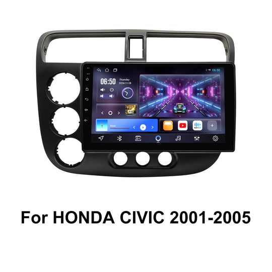 9 Inch Touch Screen Car Stereo For Honda CIVIC 2001-2005 Carplay Auto GPS Navigation Multimedia Player Headunit