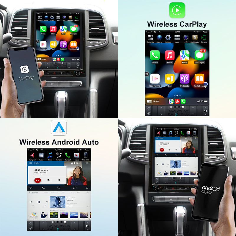 KSPIV Android Car Multimedia Player For Renault KOLEOS 2016- /Megane 4 2017- Tesla IPS Screen Radio Carplay GPS Navigation