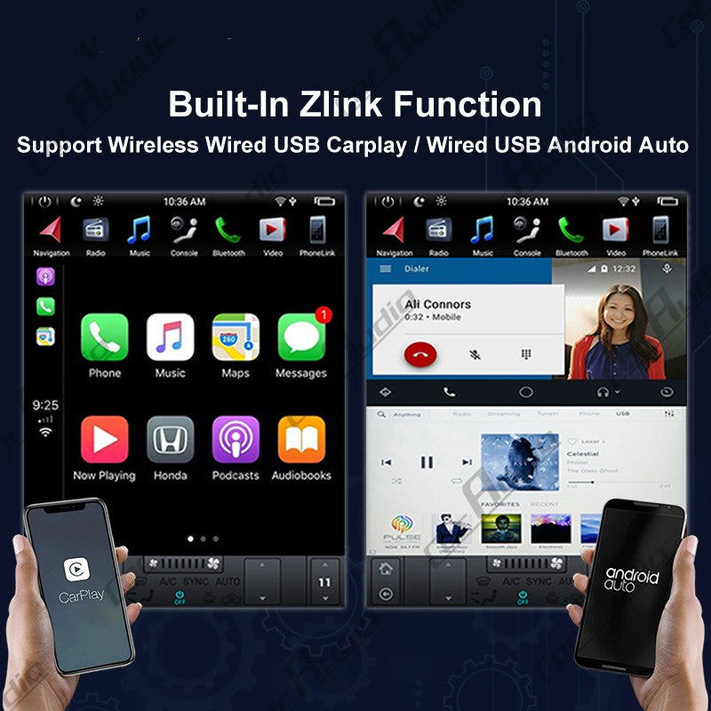 Android11 ​​Vertikala Ekrano Aŭta GPS-Navigado Por Isuzu D-Max / Isuzu MU-X / Isuzu V-Cross 2012- AUTO A/C Multimedia Video Player