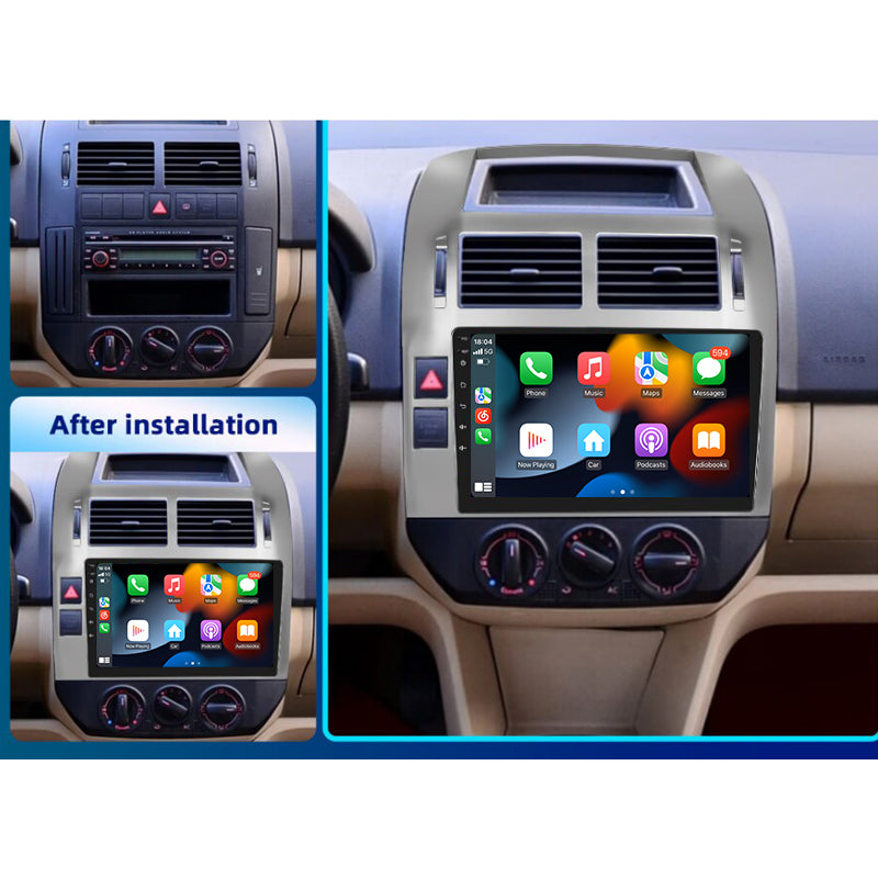 Car Radio For Volkswagen VW Polo 2004-2011 Multimedia Player CarPlay Android Auto GPS Navigation Stereo