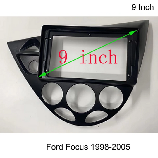 9 INCH Car Frame Fascia Adapter Android Radio Dash Fitting Panel Kit For Ford Focus 1998-2005