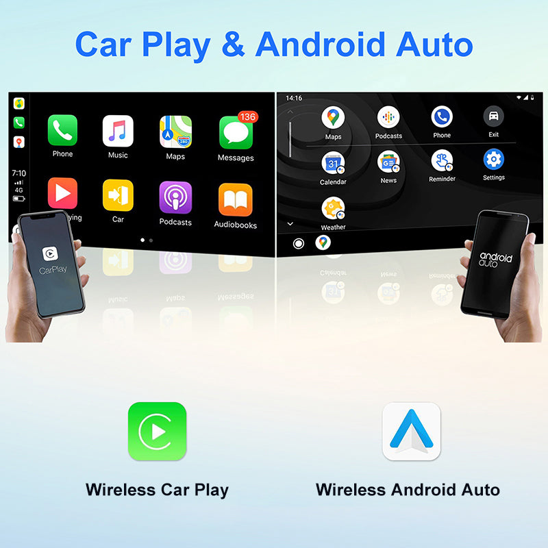 7“ Car Radio  Carplay Android Auto Multimedia Player HD Touch Screen FM AUX Input Bluetooth MirrorLink Universal Autoradio