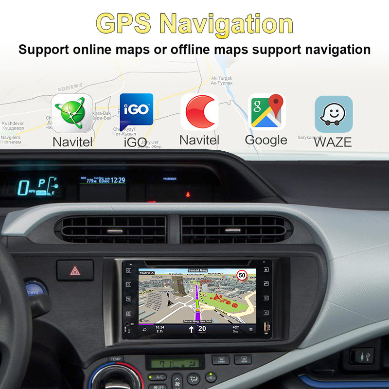 Android Car Radio Multimedia Player For TOYOTA PRIUS C left driving 2011- GPS Navigation Carplay Screen