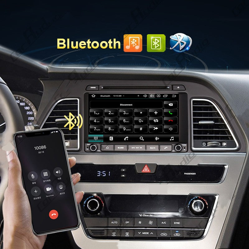 Android 4G Aŭta Plurmedia Videoludilo por Hyundai Sonata LF 2015- GPS Stereo Navigado 2din DVD Ricevilo Carplay Ĉefunuo