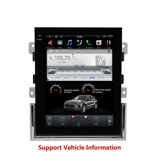 KSPIV 10.4'' Android Tesla Style Screen Car Radio Multimedia Player for Porsche MACAN 2017 2018 2019 2020 2021 2022 2023 GPS Navigation Auto Stereo DVD Head Unit Carplay