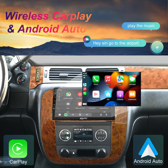 9 inch Android Car radio for GMC Yukon / Tahoe / Acadia 2007-2012 GPS Navigation Wireless Carplay Android Auto Touch Screen Stereo Headunit