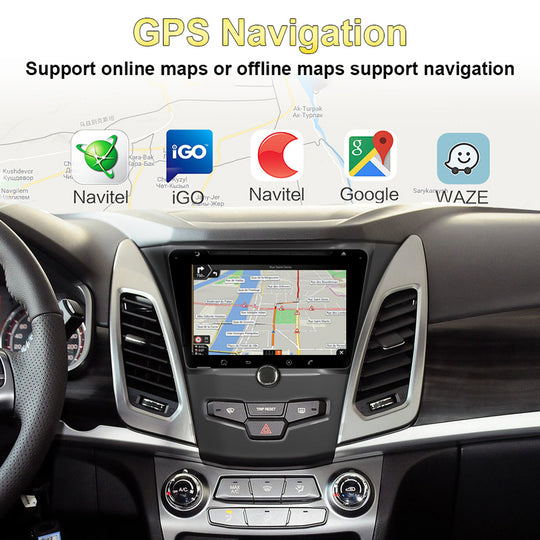 Android Octa Core Car Radio Stereo For SSANGYONG KORANDO / C210 2013-/SSANGYO NG ACTYON 2014- Car GPS Navigation Multimedia Player