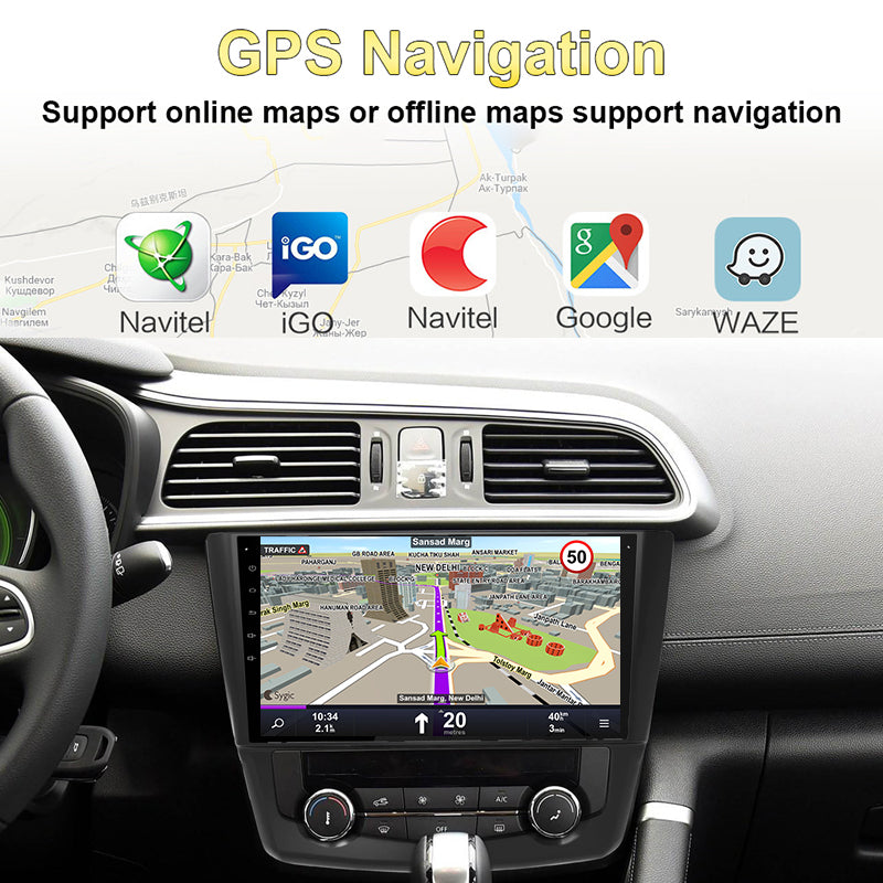 Android Car Radio For Renault Kadjar 2015- Multimedia Bluetooth Player Navigation GPS 4G Carplay stereo