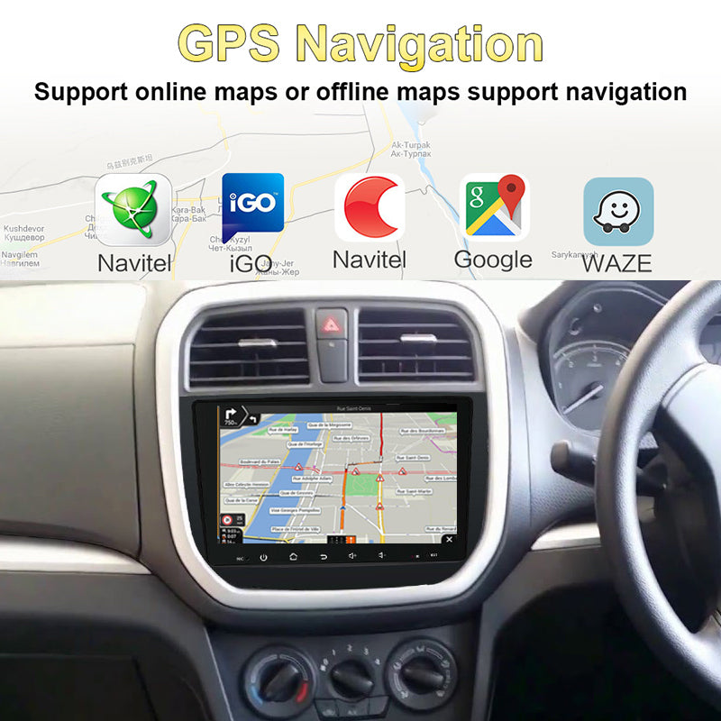 Android Car Radio For Suzuki Brezza 2016- GPS Navigation Auto Carplay Multimedia Player Headunit
