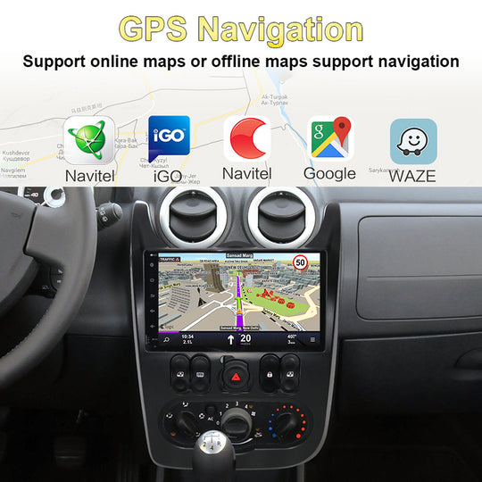 Android  2Din Car Radio Multimedia for Renault Sandero  /Dacia Sandero 2008 - 2012 Carplay Navigation Head Unit Stereo