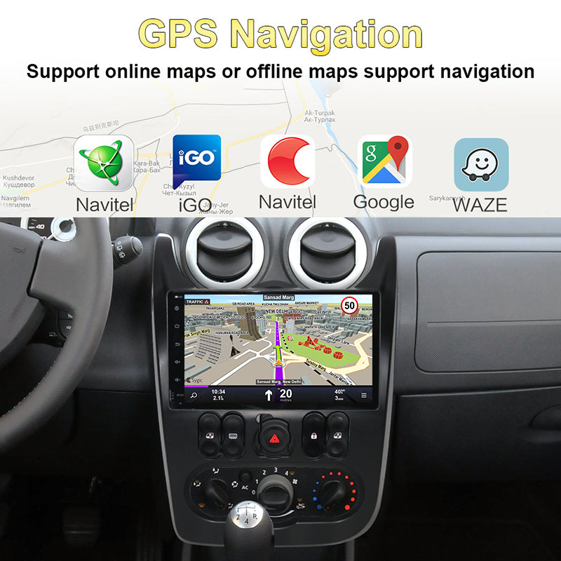 Android 11 Car Radio Multimedia Player For Logan 2 Sandero 2 2012 - 2019 2  Din Gps Carplay Stereo Dvd Head Unit