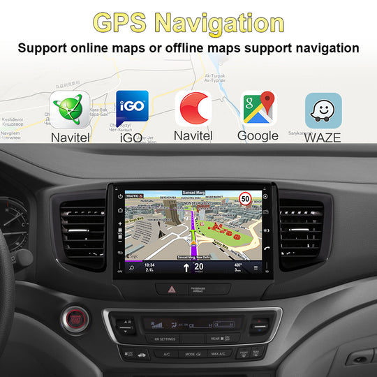 Android Car GPS Radio For Honda PILOT 2015- CarPlay Auto LTE WiFi DAB DSP Stereo Head Unit