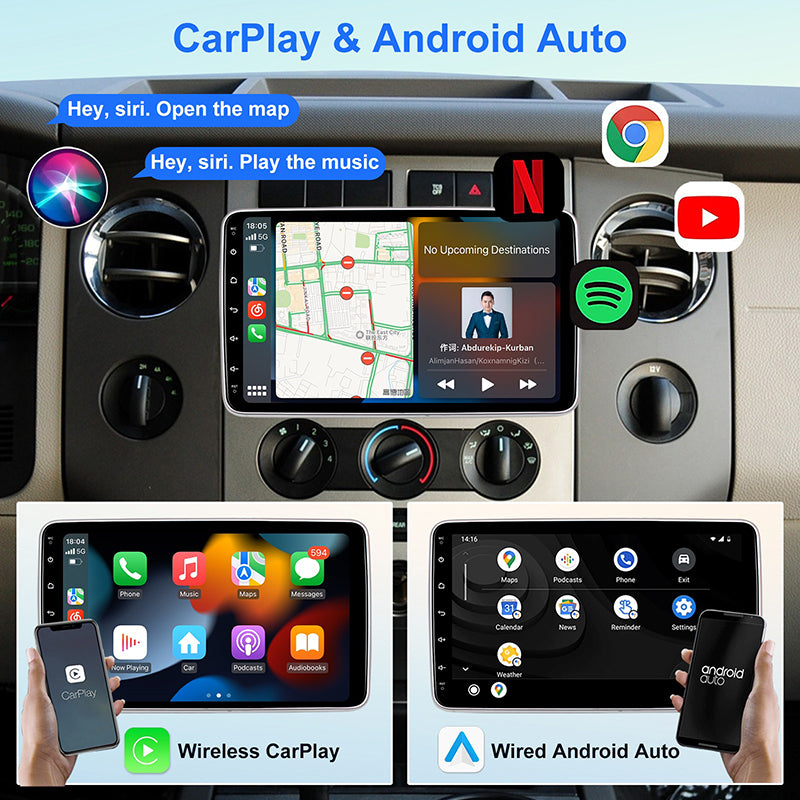 10.1 Inch Rotatable Touch Screen Universal Android Car Radio GPS Navigation Carplay Bluetooth Multimedia Video Player Headunit