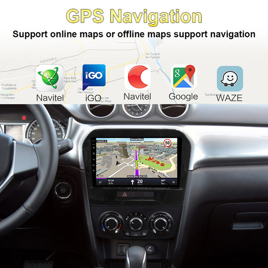 carplay For SUZUKI  VITARA 2015- Android Auto Multimedia Car Video Player Navigation Touch Screen GPS Stereo Radio