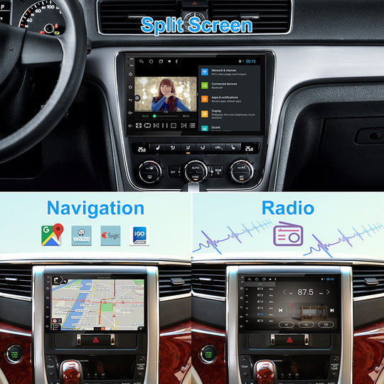 Android Universal 7 Inch Car Multimedia Player 2 Din Bluetooth Receiver In-Dash Navigation Unit with WiFi/GPS/DSP