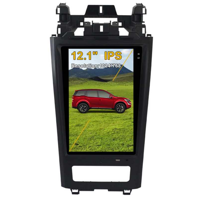 12.1 "Tesla Stila Ekrano Por Mahindra XUV500 W6/W8 2011-2015 Android11 ​​Aŭta Radio Plurmedia Video DVD-Ludilo Navigado GPS 2din