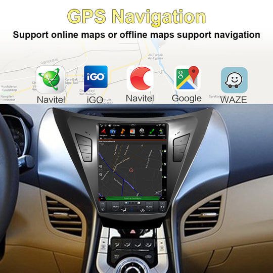 KSPIV Android 10.4 Inch Car Multimedia Stereo For HYUNDAI ELANTRA / MD 2011- Head Unit with Bluetooth, WIFI, Mirror Link