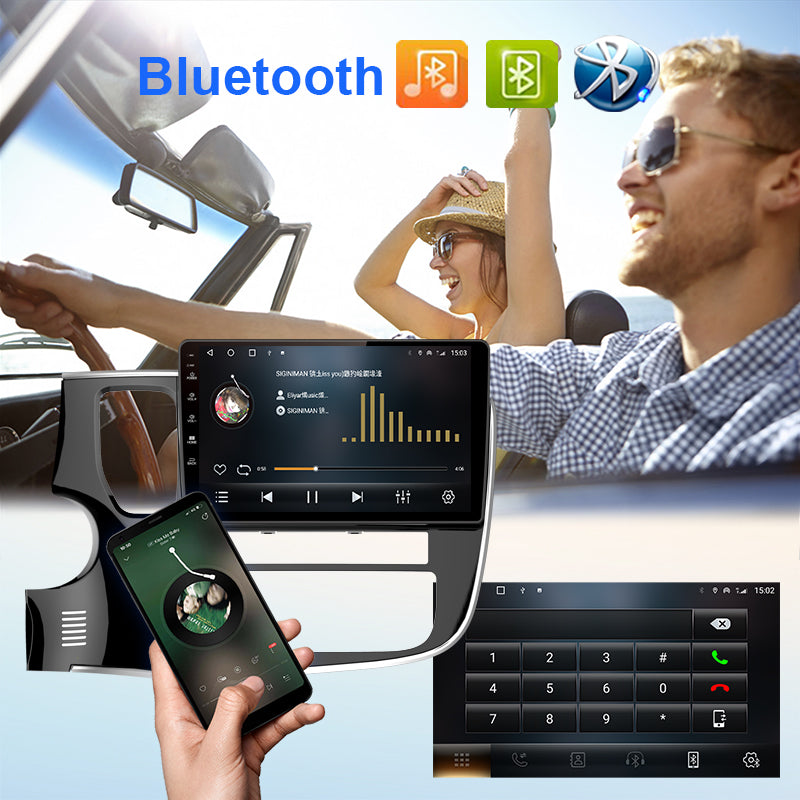RHD Android 13 Car Radio For MITSUBISHI OUTLANDER 2014- Carplay Multimedia Player 2 Din GPS DVD Head Unit WIFI