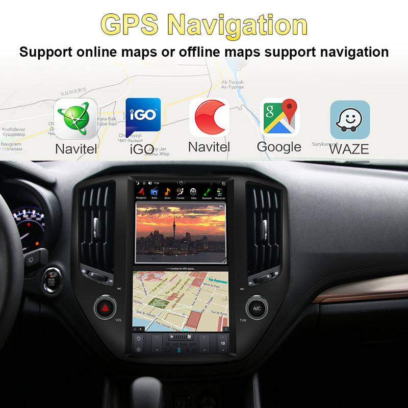 KSPIV 13.6" Tesla Style AutoRadio for CHANGAN CS95 2016-2019 GPS Navigation 1 Din Touch Screen Car Multimedia Player Carplay Headunit