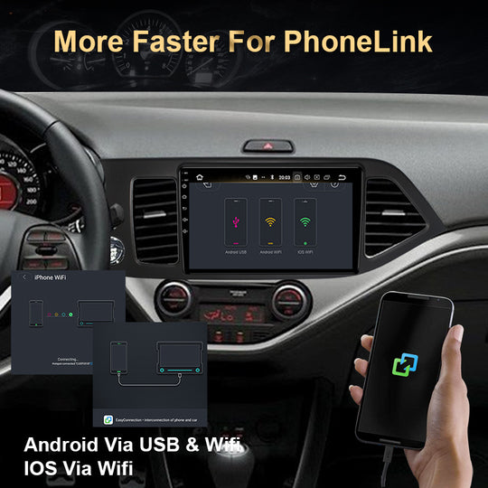 Car Radio For KIA PICANTO MORNING 2011- 4G Car Multimdia Player GPS Navigation 2 Din Android Auto & Carplay Headunit